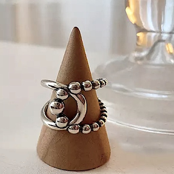 Sterling Silver Adjustable Size Ring - Picture 6 of 12